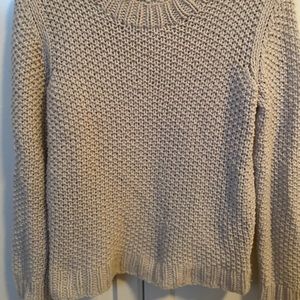Theory wool beige sweater size small